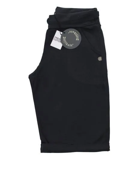 BERMUDA in fresco cotone - blu