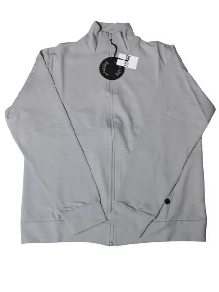 Giubbino in fresco cotone con fascione - ghiaccio