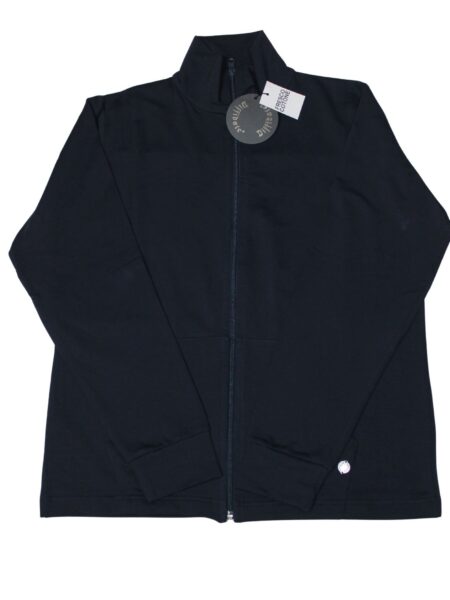 Giubbino in fresco cotone dritto - blu