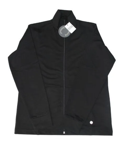 Giubbino in fresco cotone dritto - nero