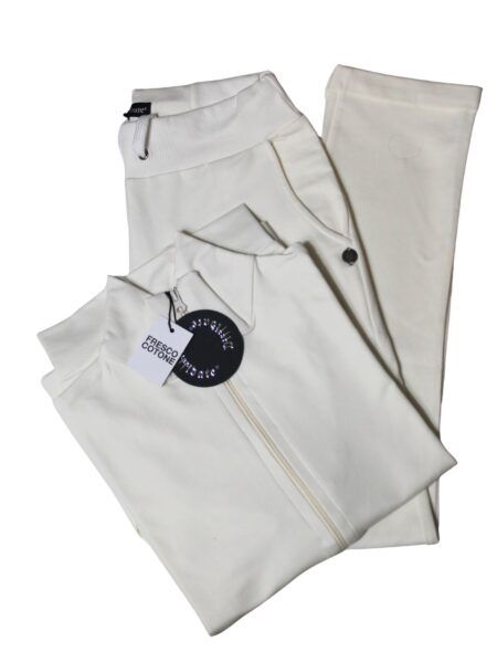 TUTA in fresco cotone -  bianco