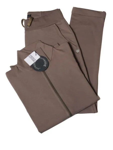 TUTA in fresco cotone -  tortora