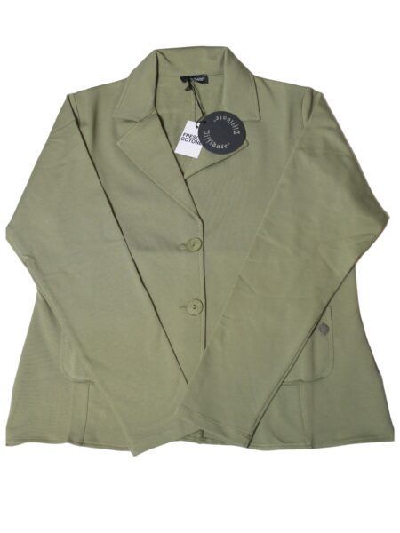 Giacca con bottoni - verde oliva