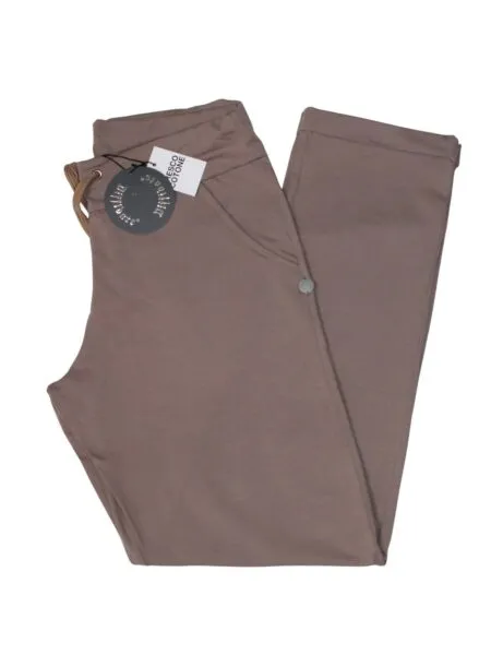 Pantalone in cotone leggerissimo - tortora
