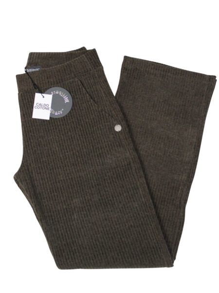 Cotton corduroy pants – brown