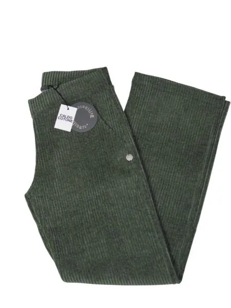 Cotton corduroy pants – green