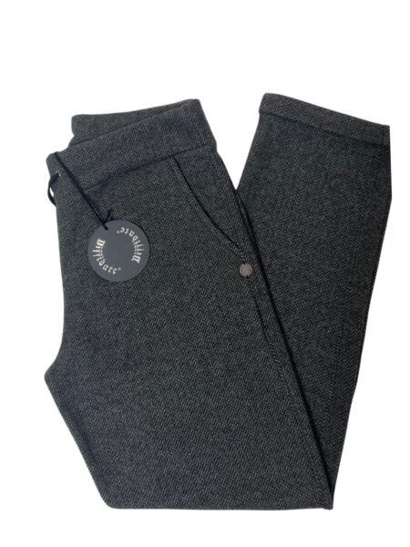 Pantalone in caldissimo cotone spigato 859-25 - grigio