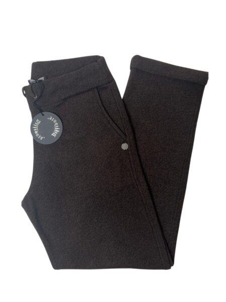 Pantalone in caldissimo cotone 859-39 sale e pepe - marrone