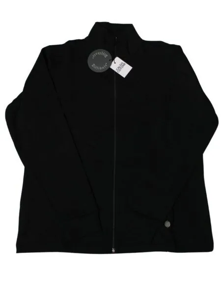 Giubbino in caldo cotone dritto - nero
