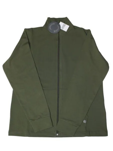 Giubbino in caldo cotone dritto - verde bosco